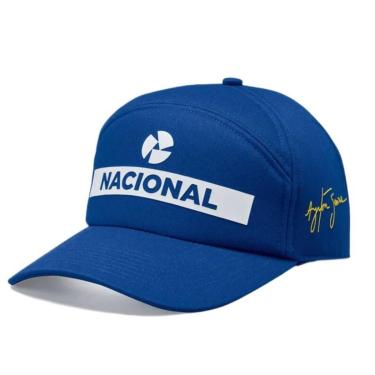 Imagem de Boné Ayrton Senna Nacional Cap Azul-Unissex