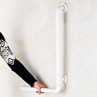 Imagem de Barras de apoio para banheiro – alça de chuveiro barra de equilíbrio de banheiro com círculo iluminado para banheira, vaso sanitário, banheiro, cozinha alça antiderrapante