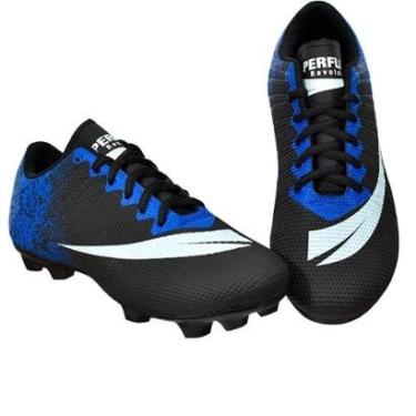 Imagem de Chuteira Campo Gramado Infantil Colada Costurada Confortável-Masculino