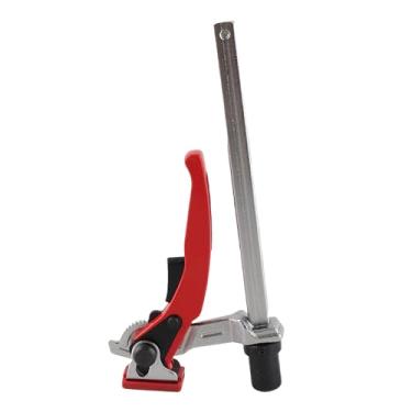 Imagem de Fesjoy Braçadeira de Fixação, Braçadeira de Peça Trabalho para Bancada Madeira, Mecanismo Catraca, Liga Aço Cromo Vanádio Premium, Faixa Fixação 160x60mm X