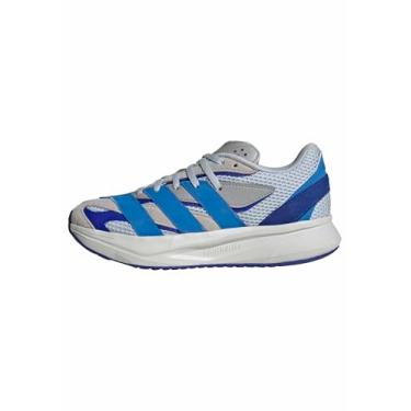 Imagem de adidas Tênis masculino com cadarço Lightblaze, Azul auréola/azul claro/cinza, 21