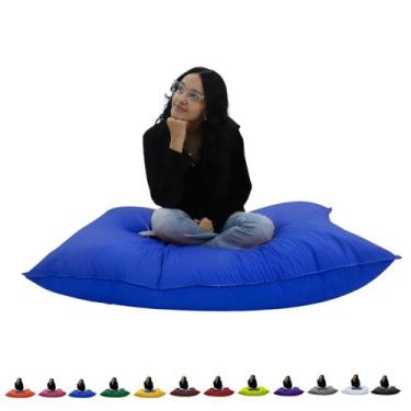 Imagem de Puff Almofadão Com Enchimento Para Eventos Cheio Descanso Material Sin