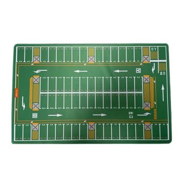 Imagem de Yunhgft Tapete de Estacionamento em Escala 1/64, Tapete para Maquete de Garagem, Antiderrapante, Enrolado, para Mesa, Tapete de Diorama, Ideal para Gamers, Ad, Verde, Tamanho real