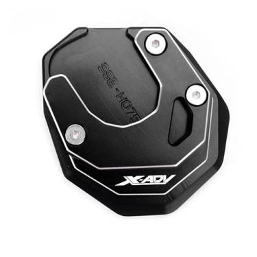 Imagem de Anti-derrapante Para x adv xadv 750 xadv750 2017 2018-2022 2023 suporte de pé placa extensão lateral ampliar almofada(Black B)