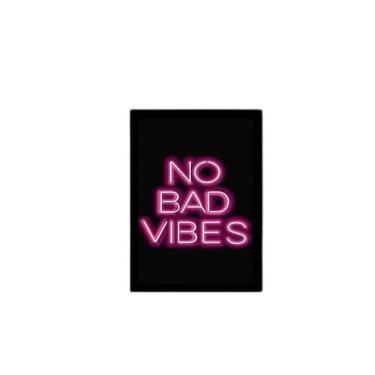 Imagem de Quadro No Bad Vibes 24X18Cm