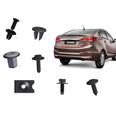 Imagem de Kit Presilha Parachoque Hb20S 2012 A 2019 Traseiro