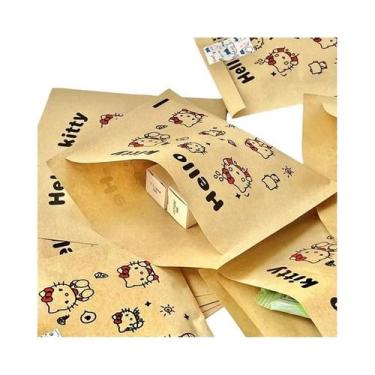 Imagem de Sacolas De Presente De Papel Kraft Hello Kitty De Grande Capacidade 10