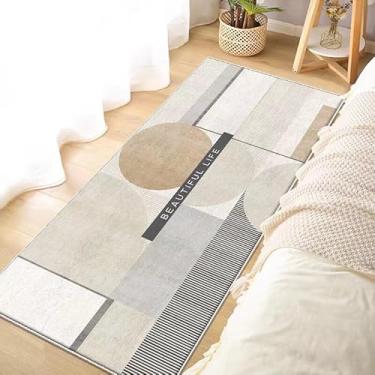 Imagem de Passadeira Tapete Sintético Veludo Cristal Antiderrapante 50x150cm para Cozinha e Corredor(J)