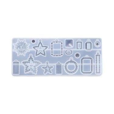 Imagem de Molde De Silicone Em Forma De Coração, Folha E Lua Para Resina Epóxi, 