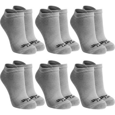 Imagem de Kit 6 Pares Meias Soquete Cano Curto Unissex Algodão Atacado - Flat So