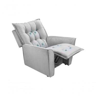 Imagem de Selena Poltrona Reclinável Com Massagem- Csr Studio Prata