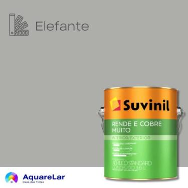 Imagem de Rende & Cobre Muito Suvinil Fosco 3,2L, ELEFANTE