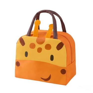 Imagem de Bolsa térmica de desenho animado – Bolsa térmica portátil reutilizável para trabalho, escritório, piquenique e praia
