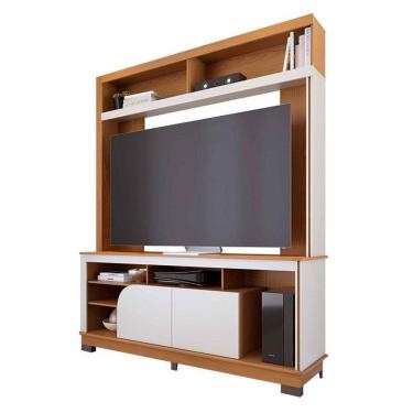 Imagem de Estante Home Theater Belaya Freijó Off White Matte - Colibri