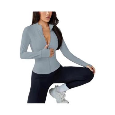 Imagem de Jaqueta De Yoga Feminina De Manga Longa Para Emagrecimento, Primavera 