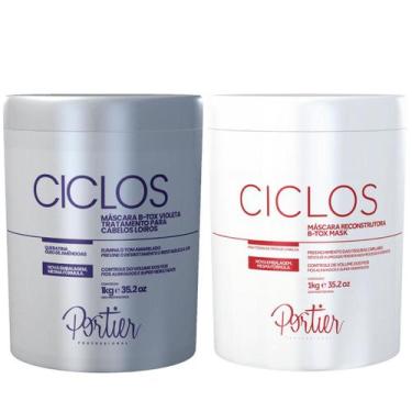 Imagem de Portier Ciclos Violet 1Kg e Ciclos Mask Capilar 1Kg - Portier Cosmétic