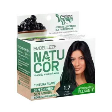 Imagem de Tonalizante 17 Preto Azulado Natucor - Embelleze