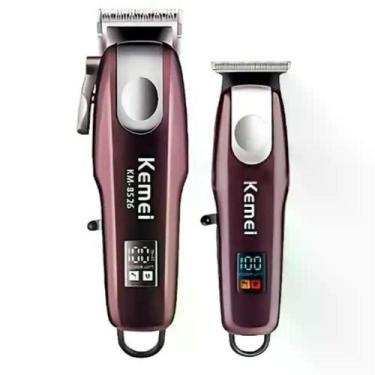 Imagem de Kit Maquina Professional Blade Kemei Ref-Km-8526