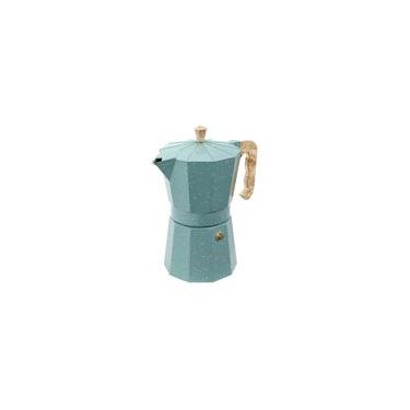 Imagem de Cafeteira Italiana Brinox Verona 300ml Cabo Soft-Touch Verde