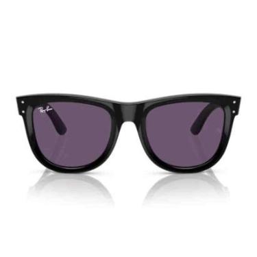 Imagem de Óculos de Sol Ray-Ban Wayfarer Reverse Preto 0RBR0502S-Unissex