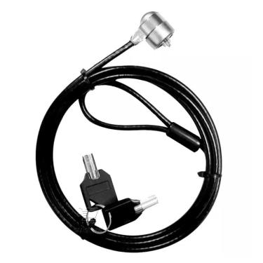 Imagem de Trava de Segurança Notebook Antifurto com chave 1,5mt FCL-01 Feasso