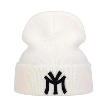 Imagem de Unisex MY Letter Bordado Gorros Outono Inverno Quente Chapéu Quadril C