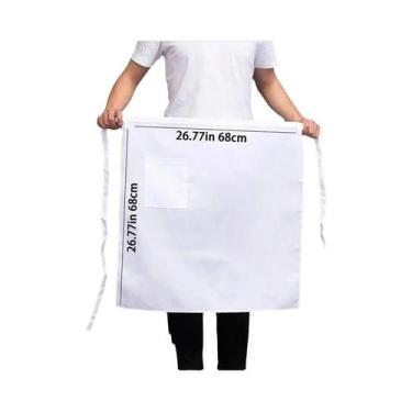 Imagem de Avental De Chef Preto Para Trabalho Em Restaurante, Cozinha, Garçom, C