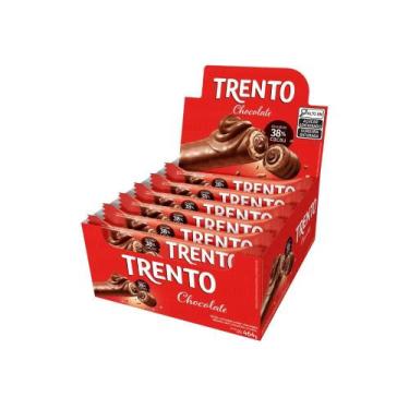 Imagem de Trento 29g Caixa com 16 Unidades, CHOCOLATE