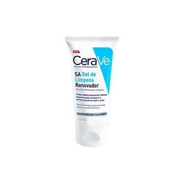 Imagem de CeraVe. SA Gel de Limpeza Renovador. com Ácido Salicílico. Ácido Hialurônico e Efeito Esfoliante 150g, Cor: Branco