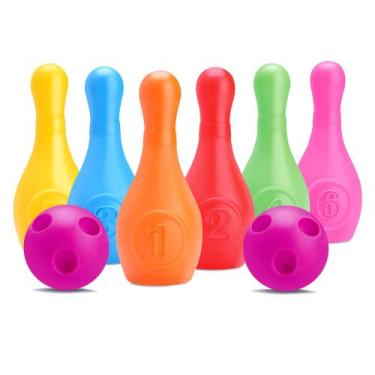 Imagem de Jogo De Boliche Em Vinil Macio Baby Soft - Silmar Brinquedos