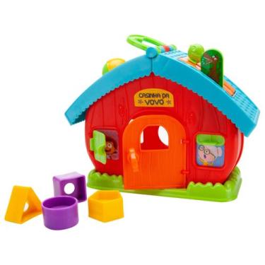 Imagem de Brinquedo Educativo Casinha da Vovó Encaixe Formas - Elka