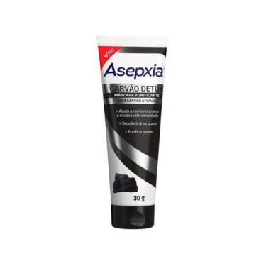Imagem de Mascara Peel Off Purificante Carvao Detox 30g - Asepxia, Preto, 1, 30g