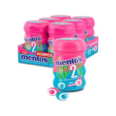 Imagem de Chicle mentos pure fresh 6ptx56g perfetti, Tutti-Frutti e Menta