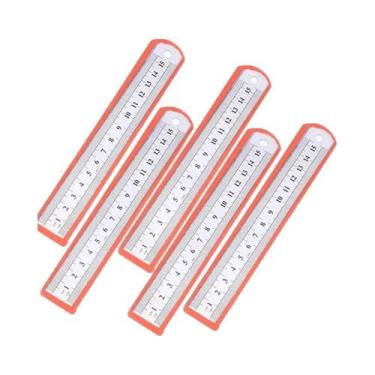 Imagem de Régua De Precisão De Aço Inoxidável Dupla Face De 15-30cm, Ferramenta 