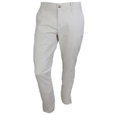 Imagem de Calça Sarja Masculina Ogochi Slim Bege - 7011-Masculino