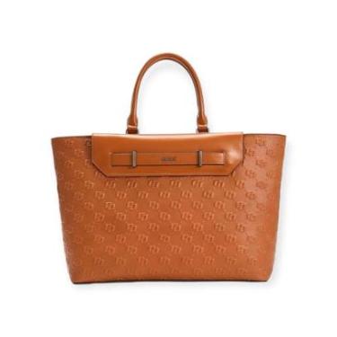Imagem de Bolsa Feminina Colcci Shopping Bag Gravação De Ombro Grande Caramelo-Feminino