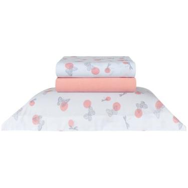 Imagem de Jogo de cama king cherry 200f 2,90mx2,50m - SULTAN, Rosa, King