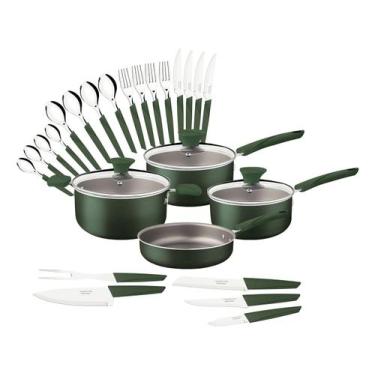 Imagem de Jogo de Panelas Tramontina Sustentável Lyf Verde Natureza Starflon Max