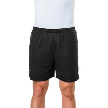Imagem de Short Futebol Com Elástico Plus Size Elite, Preto, EG5