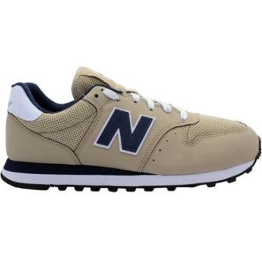Imagem de Tênis New Balance 500v2 Bege/Marinho Masculino-Masculino