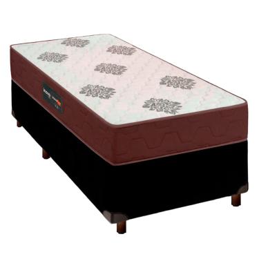 Imagem de Conjunto Cama Box Com Colchão Solteiro Inova D45 Inovaflex - Preto