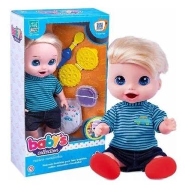 Imagem de Boneco Baby Alive Comidinha Baby's Collection Masculino Come e Faz Caq