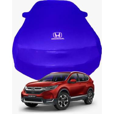 Imagem de Capa de Carro Honda CR-V Tecido  Lycra Premium - Cadilhe Capas, Azul R