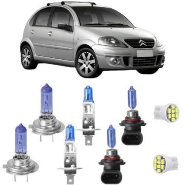 Imagem de Kit lâmpadas super branca h1 h7 h11 citroen c3 2009 a 2012 - VELOX TIG