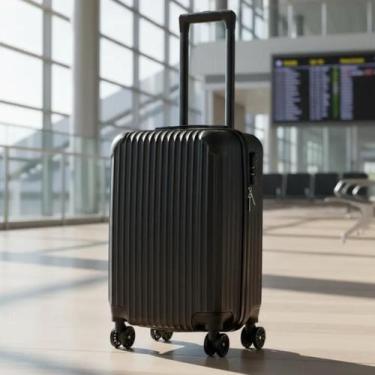 Imagem de Mala de Viagem Pequena de Bordo RZNL com rodinhas 360º graus conforme 