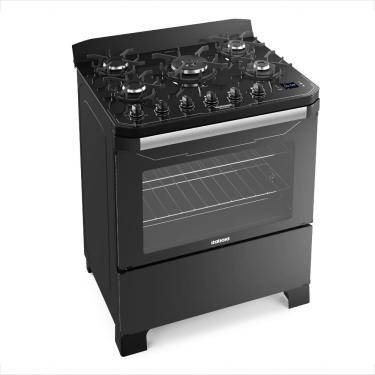 Imagem de Fogão 5 Bocas Itatiaia Itamaster Digital Forno de 101L Painel Digital Preto - Bivolt 