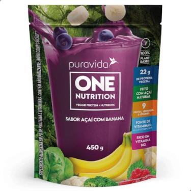 Imagem de One Vegan Nutriton (Proteína + Greens) 450g - Pura Vida, Açaí