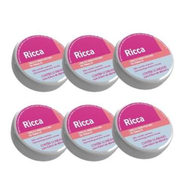 Imagem de Kit 6 Lenços Removedor De Esmalte Umedecidos 32un 4,4cm Ricca