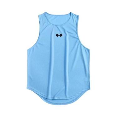 Imagem de Camiseta Masculina De Secagem Rápida Em Malha Para Academia, Respiráve