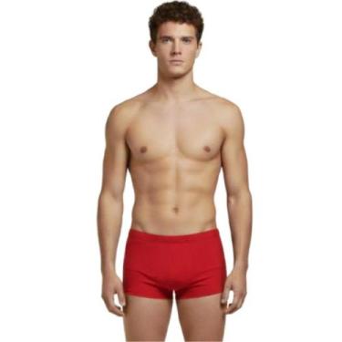 Imagem de Sunga Boxer Vermelha Premium Masculina Hana Rio Poliamida, G